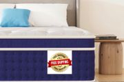 Double Mattresses 31cm, 12.2 Inch Innerspring Hybrid Mattress Double 4FT6 with Breathable Foam and Pocket Spring For Cool Comfort Sleep, Medium Firm Mattress(135x190x31cm)