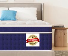 Double Mattresses 31cm, 12.2 Inch Innerspring Hybrid Mattress Double 4FT6 with Breathable Foam and Pocket Spring For Cool Comfort Sleep, Medium Firm Mattress(135x190x31cm)