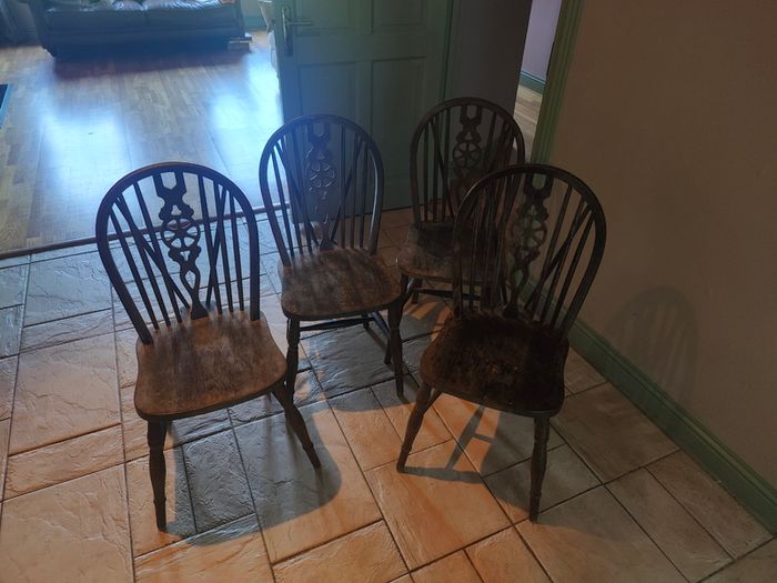 Ercol bistro chairs mid- century