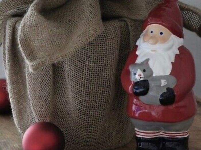 Ceramic Santa decoration