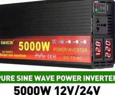 220v Power inverter 12v 5000w power pure sine continues 2500w