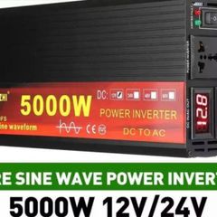 220v Power inverter 12v 5000w power pure sine continues 2500w