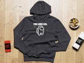 You Look Sus Hoodie, Among Us Hoodie, Gamer Hoodie, Among Us Pullover, Among Us Hooded Sweatshirt, Gift For Gamers