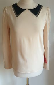 4U Forever Unique Ladies Top Nude Size UK10 New With Tag Payment By Revolut Or Paypal