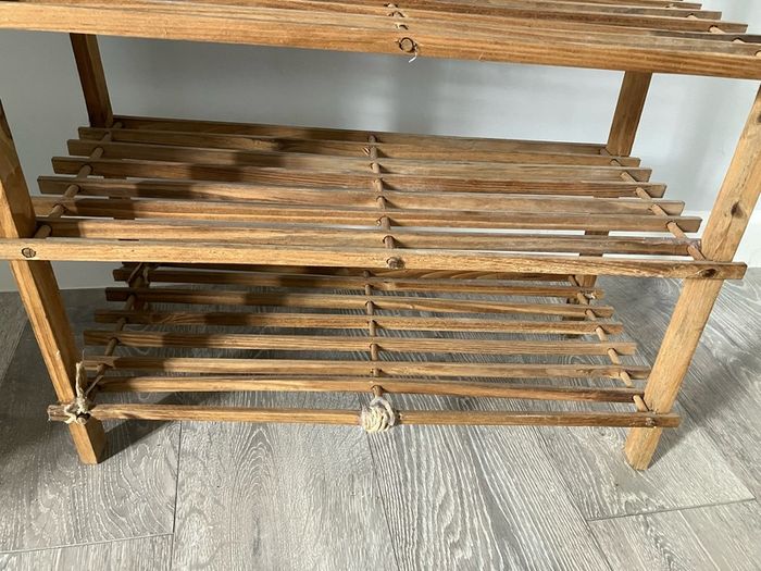 Wooden Shoe Rack