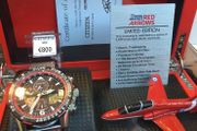 Citizen watch red arrows eco drive solar powered LIMITED EDITION