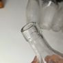 440 - Set of 6 Vintage Clear Glass Collectible Decorative Bottles Image 3