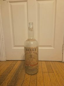 Giant whiskey bottle