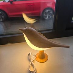 Beautiful LED Bird Night Light Wooden Style