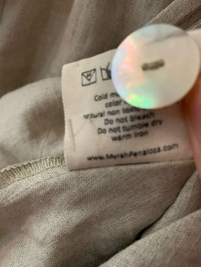 100% linen dress