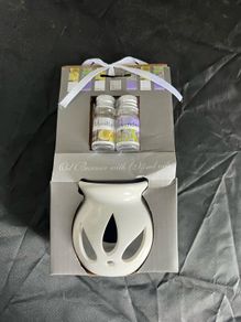 New ceramic oil burner with oil essence