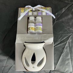 New ceramic oil burner with oil essence