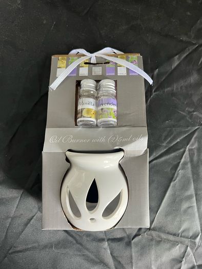 New ceramic oil burner with oil essence