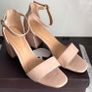 F&F Nude Block Heel Sandals Size 6 EU39 Wedding / Occasion Heels Image 3