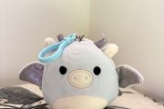 Squishmallow Dragon small Keychain plush