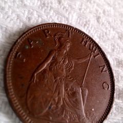 1936 English Farthing.