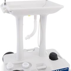 Portable Sink, Camping Sink 30L Water Capacity Outdoor Sink, Portable Hand Wash Station, Towel Holder & Soap Dispenser, For Outdoor Events, Gatherings, Worksite,  Camping