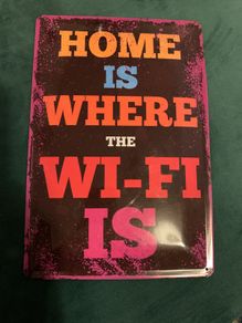 Wi-Fi Tin sign