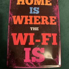 Wi-Fi Tin sign