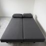 Dark grey sofa bed with storage Image 4