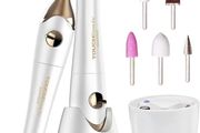 Manicure Pedicure Nail Files Set, Manicure Drill Set, 5 in 1 Portable Nail File Drill System for Salon-Quality Care of Hands and Feet at Home, Battery Powered (FREE POSTAGE)