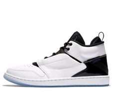 Jordan FadeAway from USA Perfect White / Black / Purple MID Basketball eu45 uk10