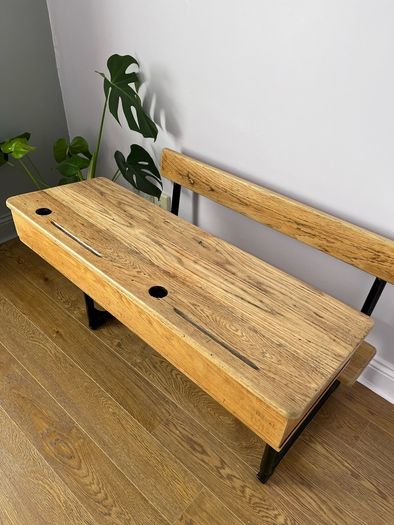 vintage school desk