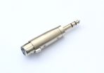 Adapter, female XLR to 1/4