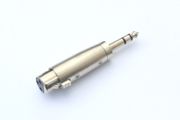 Adapter, female XLR to 1/4" TRS Stereo Jack
