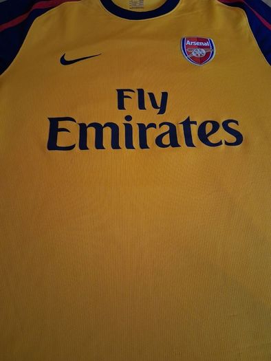 Arsenal Jersey. Official Nike Arsenal Away Jersey From Season 2008 / 2009. Authentic Original From The Time.  Not A Modern Day Remake.