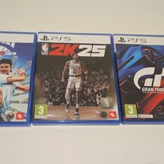 Ps5 Games Nba 2k 25, Topspin 2k 25, Gt7, Fifa24