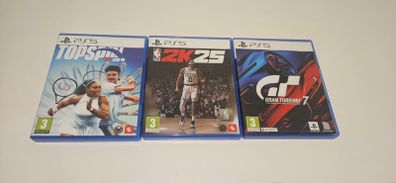 Ps5 Games Nba 2k 25, Topspin 2k 25, Gt7, Fifa24