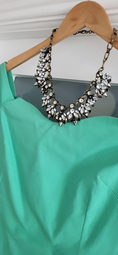 VESPER green bodycon dress Sz 12UK - Bnwt Rrp 70 Euro