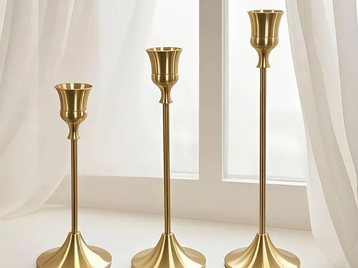 Gold Candle Holders
