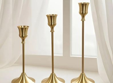 Gold Candle Holders