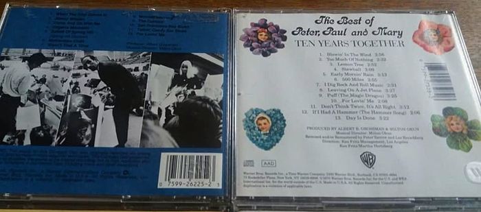 6 Rare Peter,Paul & Mary cd collection MINT