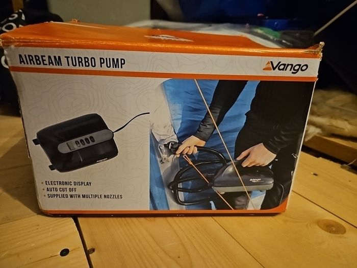 Vango lismore airbeam tent and turbo pump