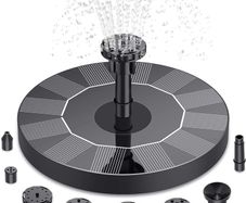 _Solar Fountain (2021 Model), Solar Pond Pump with 6 Effects, Solar Water Pump, Solar Floating Fountain, Pump for Garden Ponds or Bird Bath / Fish Tank Fountain
