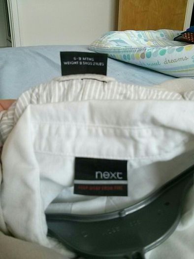 Boy's linen suit set 6-9mo by Next