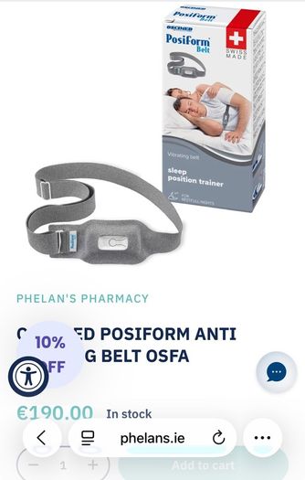 Oscimed Posiform Anti Snoring Belt Osfa