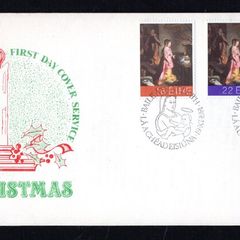 1981 Ireland Christmas Commemorative Stamp Illustrated The Irish Times First Day Cover (FDC)