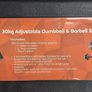 Hit Fitness Adjustable Dumbbell Set 30kg Image 3