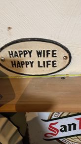 Cast iron bar/pub signs