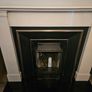 Like new cream and black fireplace for quick sale Image 2