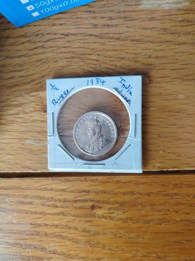 India Half Rupee 1934