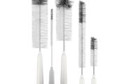 Brand New MR.SIGA 5-Pack Bottle Brush Cleaning Set with Storage Holder,