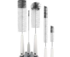 Brand New MR.SIGA 5-Pack Bottle Brush Cleaning Set with Storage Holder,