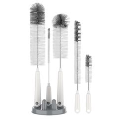 Brand New MR.SIGA 5-Pack Bottle Brush Cleaning Set with Storage Holder,