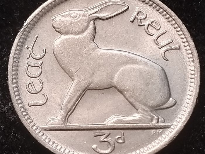 Ireland - 1968 - 3 Pence - AU - KM.12a - [2410]