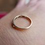 Vintage 9ct gold Garnet & Diamond Eternity Ring 1.0g Image 3
